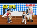 Baby Hyper Got A Job In Adopt Me.. Someone Tried To Get Him FIRED! (Roblox)