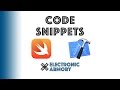 Swift Faster Coding with Code Snippets - Use and Creation