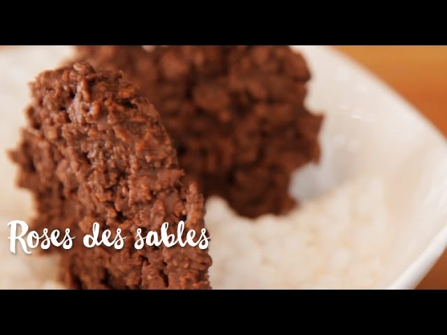 Recette de Roses des sables croustillantes au chocolat au lait