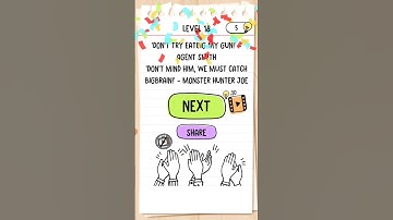 #short Brain test 2 Smith and joe vs professor bigbrain level 16-20