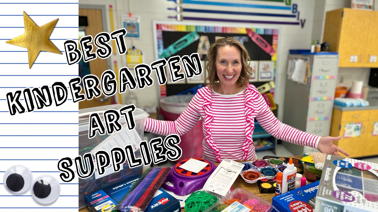 10 Best Kindergarten Art Supplies Elementary Art Teacher Favorites