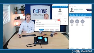 How to Transfer a call on a soft phone from CFone Communications screenshot 1