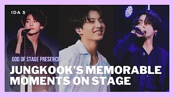 Jungkook's memorable moments on stage