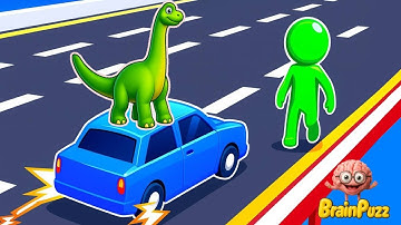 Shape Shifting VS Dino Shifting 🚙🦖🚁 All Levels Gameplay Walkthrough Android,iOS MAX LEVEL 