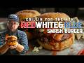 Red, White & Blue Smash Burger Recipe | The All American Burger