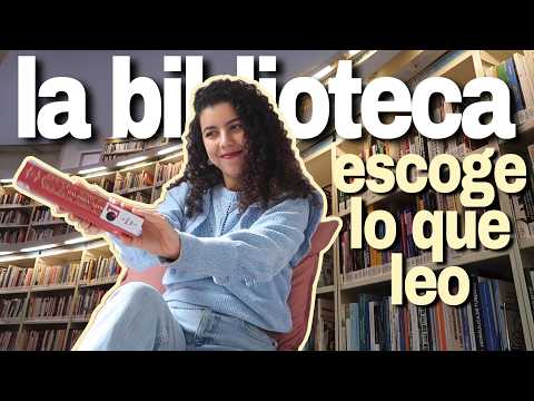 la biblioteca de Madrid escoge los libros que leo ⭐📖