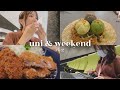 a week in uni & weekend vlog 🌷