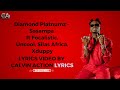 Diamond Platnumz Ft Focalistic Uncool Silas Africa Xduppy Sasampa Lyrics Video