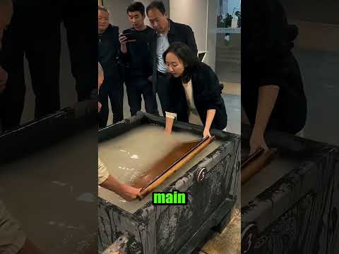 La fabrication secrète du papier