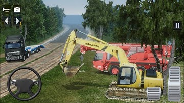 Map 5-8 ( Burst Pipe ) Heavy Machines & Mining Simulator Android Gameplay