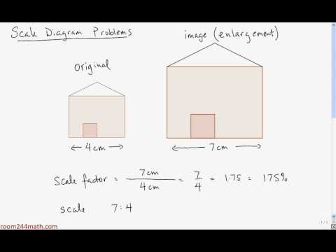 Scale Diagram Problems