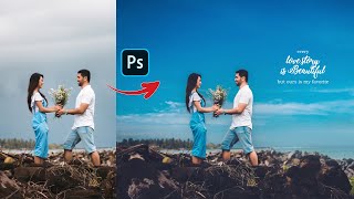 How to Change SKY Background : With Color Correction