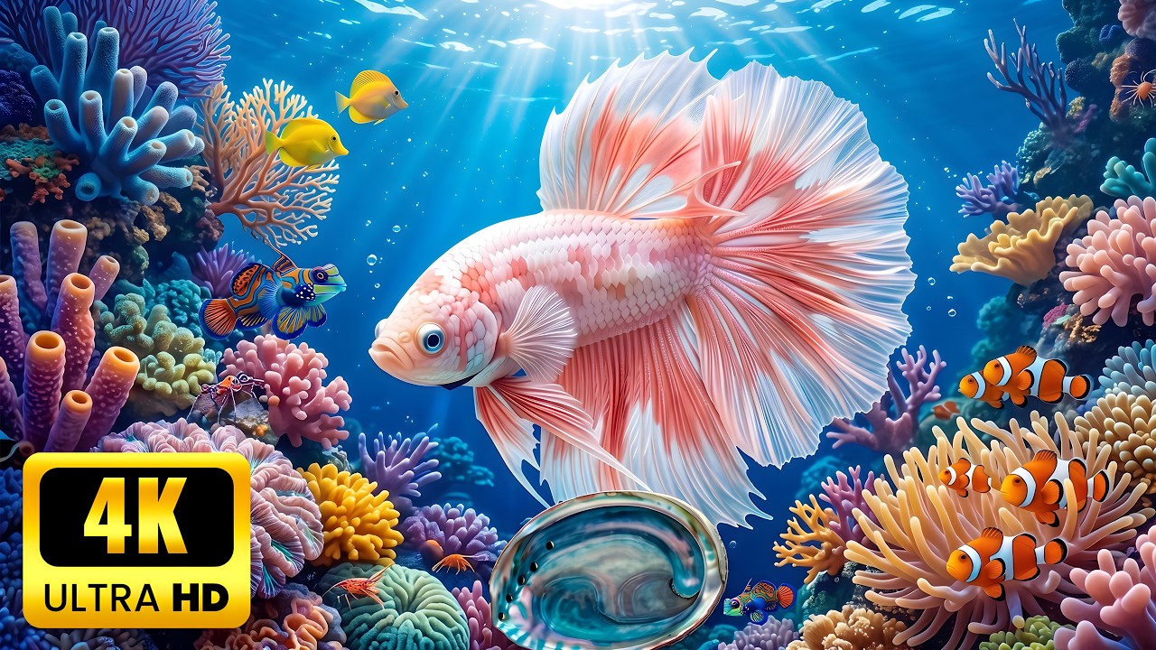 The Deep Blue Sanctuary – Relaxing 8K Ocean Wildlife & Healing