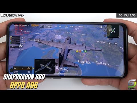 Oppo A96 Test game PUBG Mobile