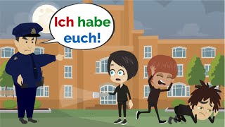 Lisa BRICHT in der Schule EIN und wird erwischt! Deutsch lernen