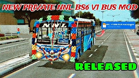 🎀NEW TN PVT BS6 NNL V1🤩BUS MOD RELEASED#newbusmod #privatebusmod #bussidmod #newmodforbussid #tamil