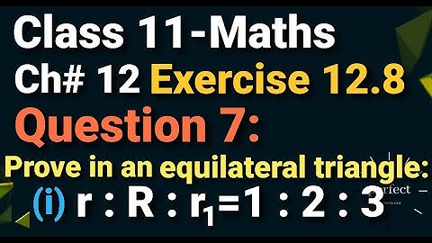 Exercise 12.8 class 11 maths Question 7 (i) Chapter 12 in Urdu & Hindi||12.8 exercise math class 11