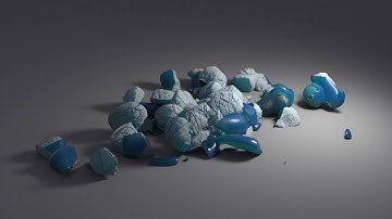 Houdini Post Processing Fracture Displacement Details - 01