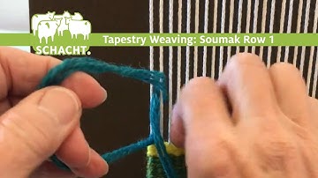 Tapestry Weaving: Soumak Row 1