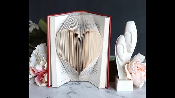 Folded Book Heart