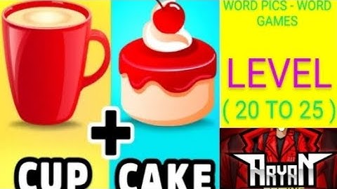 WORD PICS - WORD GAMES | LEVEL 20 - 25 | GAMEPLAY & WALKTHROUGH | HARD LEVELS | @aryan_gaming117