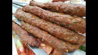 Leckeren Adana Kebap selbst zubereiten, aus Lamm/Rindhackfleisch, köstlicher Lülja Kebap