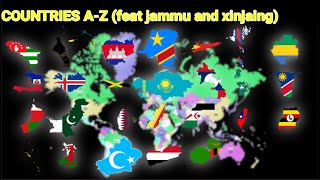 COUNTRIES A-Z (feat Jammu and xinjaing) | BUT its kids learning tube clips of the countries