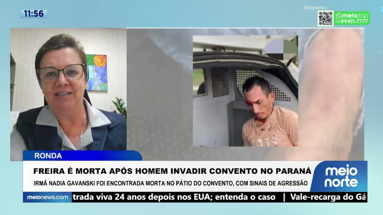 Absurdo: freira é morta após homem invadir convento; irmã Nadia Gavanski foi encontrada morta