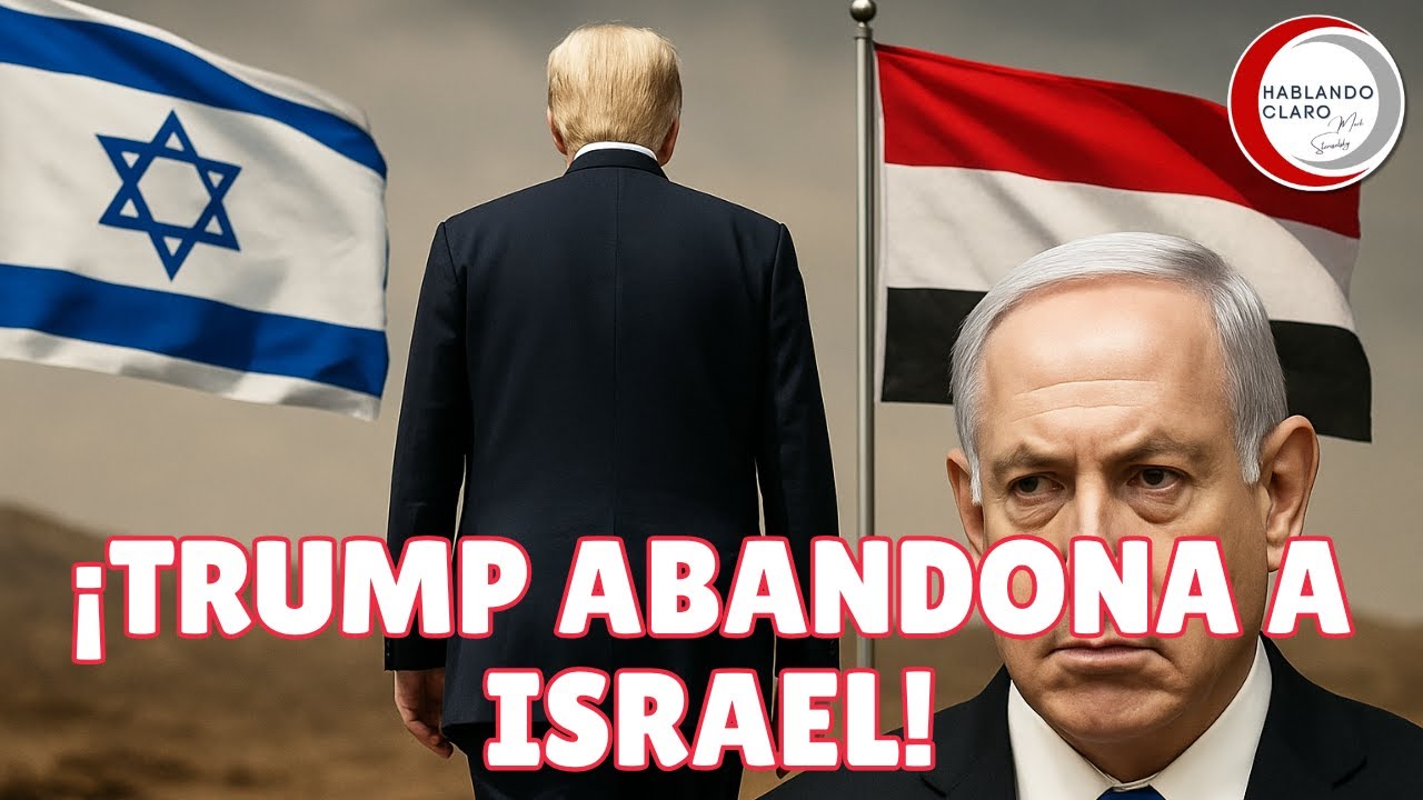 💥 ¡TRUMP ABANDONA A ISRAEL! La verdad incómoda que nadie esperaba…
