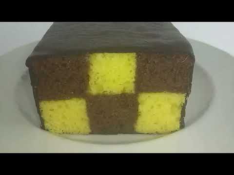 DAMA KEK | Gösterişli harika iki renkli kek tarifi - sevdanın mutfağı
