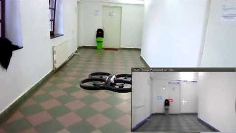 Ar Drone autonomous hallway flying - MSc demo at RRG/TUCN