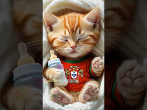Ehe Ehe Ehe Suiiii Baby Cat Dreaming Ronaldo Cristianoronaldo Ai Cat Shorts Kids Funny