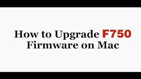 Thinkware Dash Cam: Firmware Upgrade for F750 on Mac PC