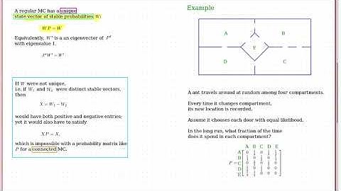 Regular Markov Chains