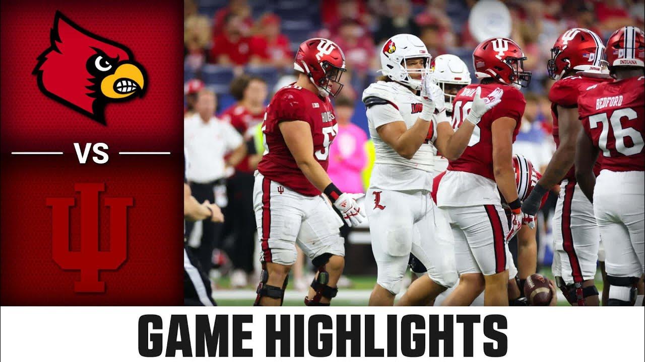 Louisville vs. Indiana Football Highlights 2023 ACC Football YouTube