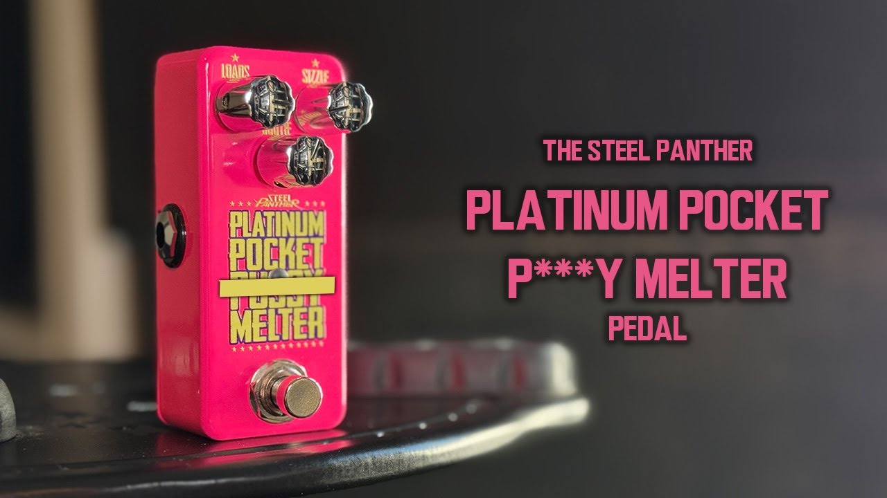 Checking out the new Steel Panther Platinum Pocket pedal