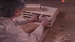 Ancient Technology of Fine Cabinetmaking - Edo Sashimono Traditional Craft of Wooden Furniture