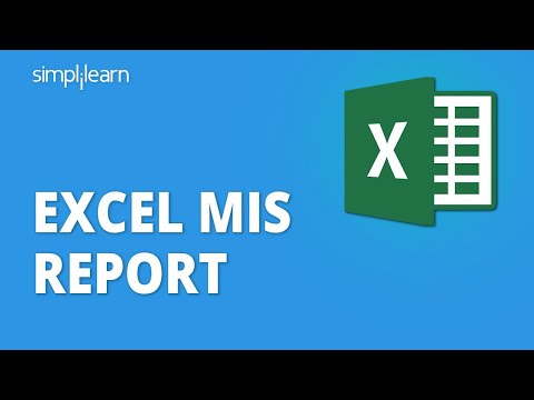 Excel MIS Report | MIS Report In Excel For Beginners | MIS Report In Excel Tutorial | Simplilearn