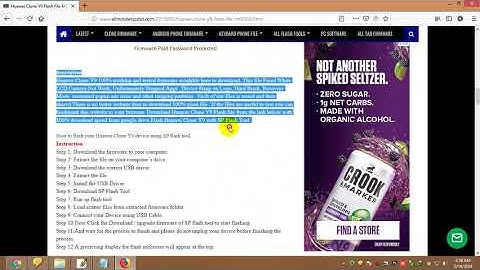 Huawei Clone Y9 Flash File MT6580 Android 8.2 FRP Hang Logo & Dead Recovery Stock Rom