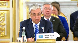 Президент Казахстана Токаев предложил создать безбарьерный внутренний рынок в ЕАЭС