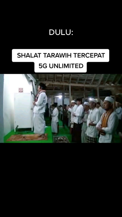 SHALAT TARAWIH TERCEPAT FAST 5G UNLIMITED 🔥 #puasaramadhan #ramadhan2024