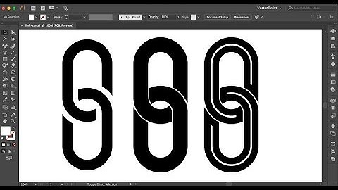 How to Create a Chain Link Icon in Adobe Illustrator CC (Fast)