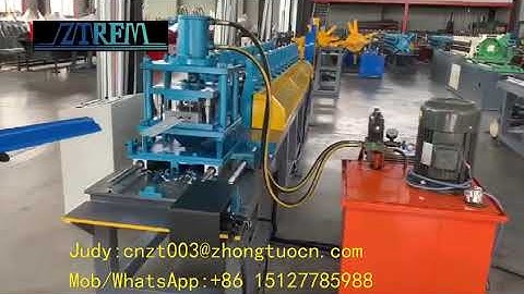 Fence profile roll forming machine