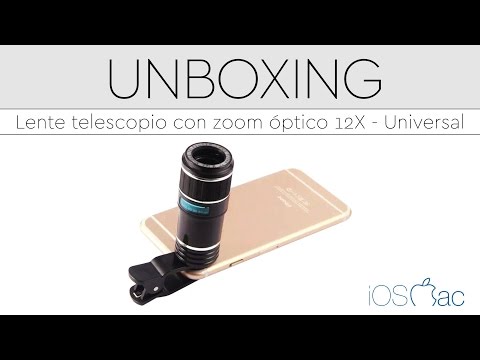  iOSMac Lente móvil de telescopio con zoom óptico 12X Universal [Review]  