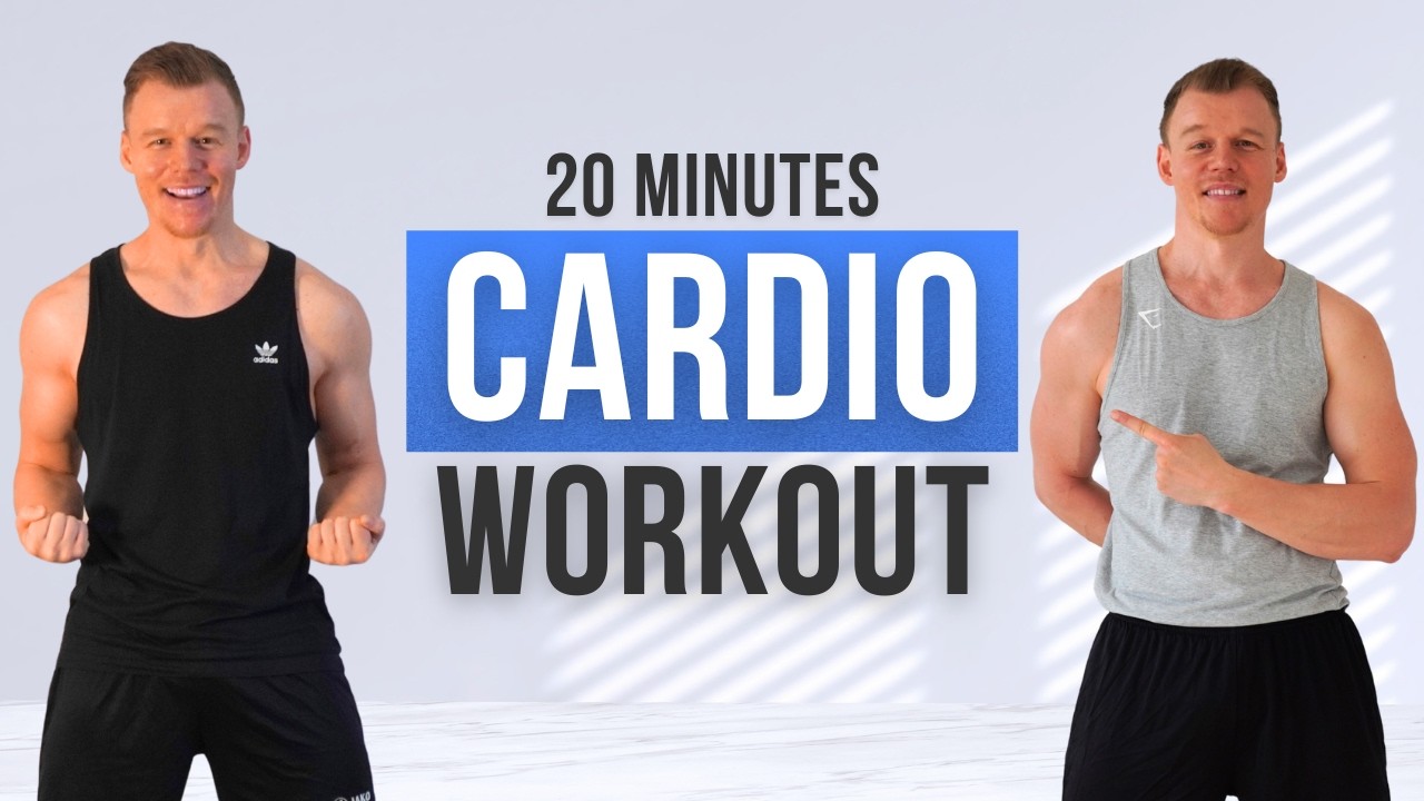 20 MIN All Standing Cardio HIIT Workout at Home for Fat Loss | No ...