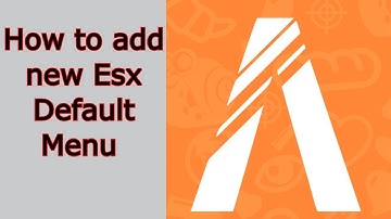 How to add new Esx Default Menu