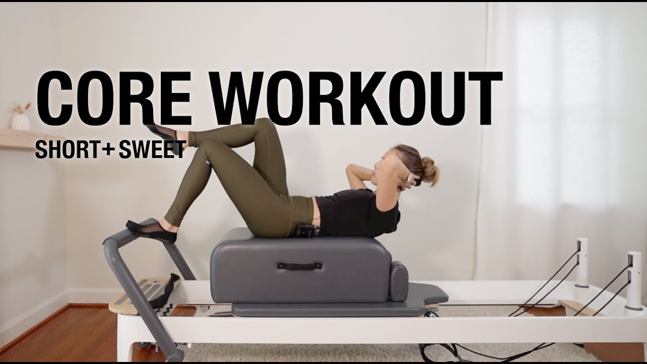 Quick Pilates Core Workout on the Reformer YouTube