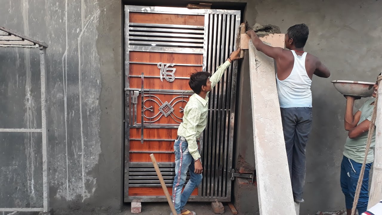 how to make steel gate design // Steel ka Gate Kaise banta hai Kitna ...