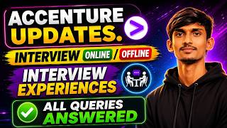 Accenture Hiring Update 2026 | Interview Online/Offline | All Queries Answered screenshot 5