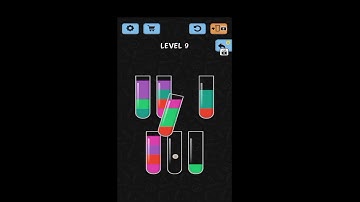 water colour sort level 9 walk through solution #gaming gamester.com